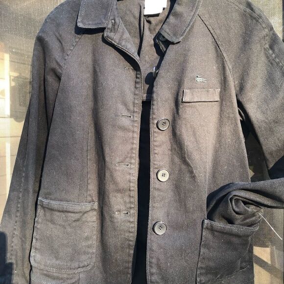Lacoste Black jean Jacket - Picture 7 of 9